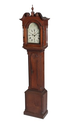 Lot 248 - Chippendale Walnut Tall Case Clock