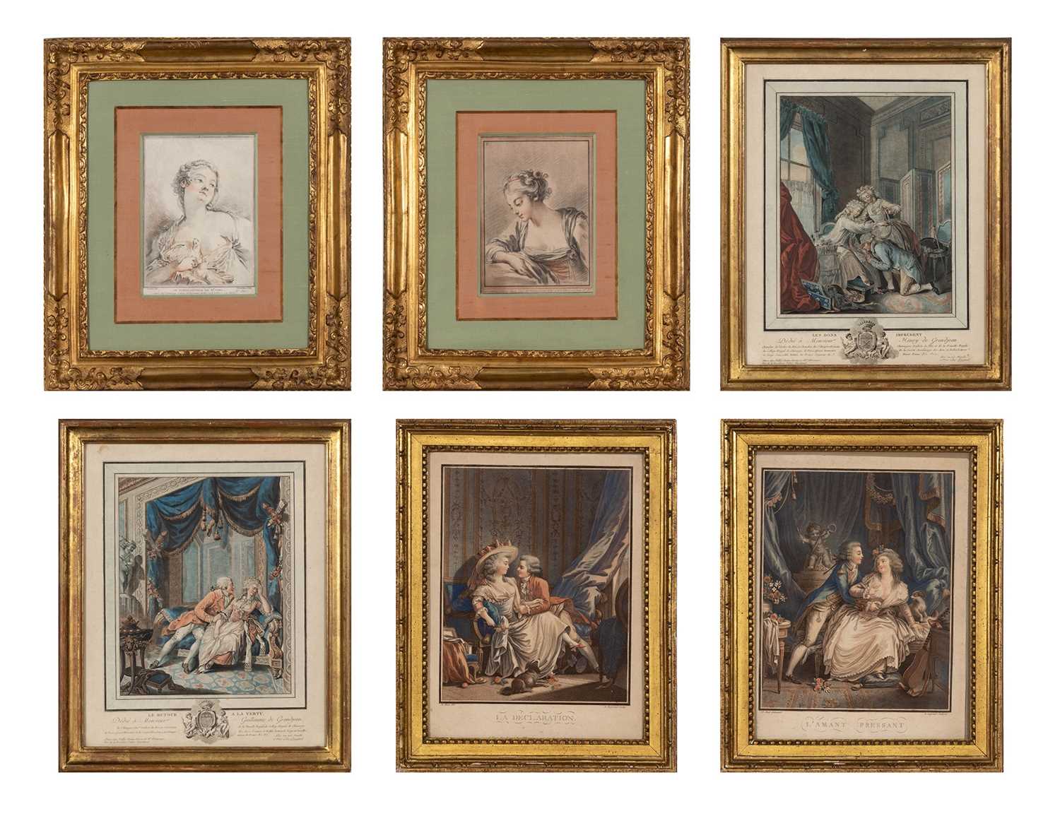 Lot 622 - Gilles Demarteau (1722-1776) after François Boucher (1703-1770)