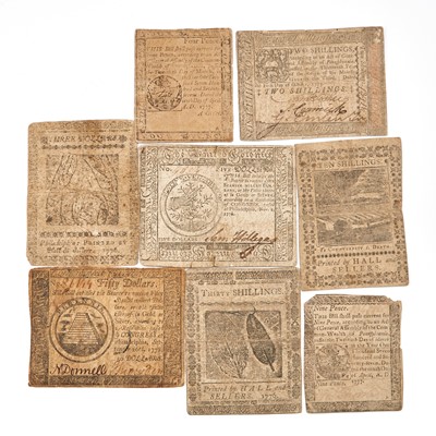 Lot 1042 - United States Continental and Colonial Currency Group