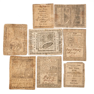 Lot 1042 - United States Continental and Colonial Currency Group