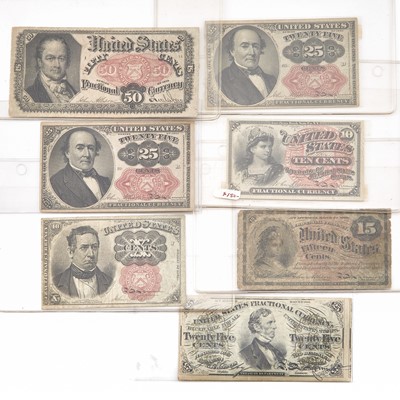 Lot 1048 - United States Fractional Currency Group