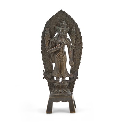 Lot 537 - A Chinese Bronze Figure of Sita-tara