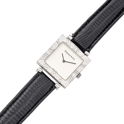 Lot 2095 - Tiffany & Co. Stainless Steel 'Atlas' Wristwatch