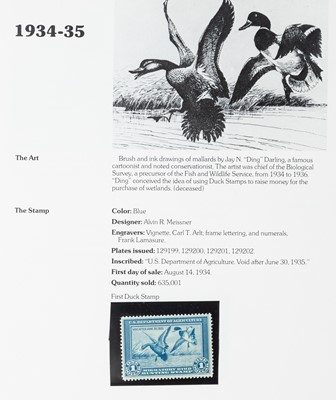 Lot 1035 - United States Duck Stamp Collection