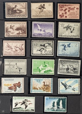 Lot 1035 - United States Duck Stamp Collection