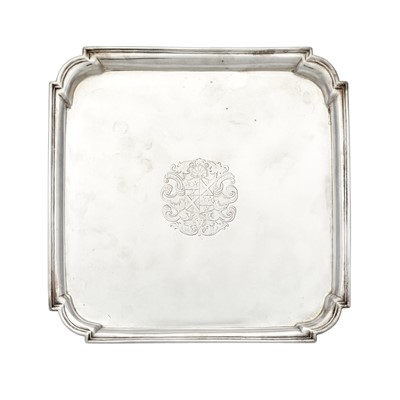 Lot 1102 - George II Sterling Silver Salver