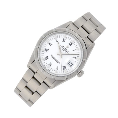 Lot 1034 - Rolex Stainless Steel 'Date' Wristwatch, Ref. 15240