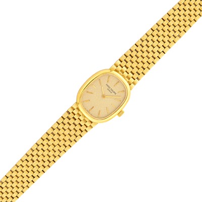 Lot 108 - Patek Philippe Gold 'Ellipse' Wristwatch, Ref. 456415
