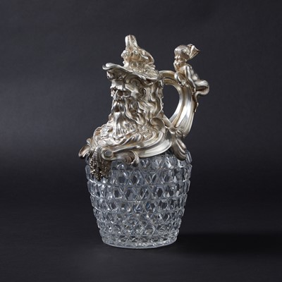 Lot 530 - Fabergé Silver-Mounted Cut Glass Decanter