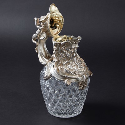 Lot 530 - Fabergé Silver-Mounted Cut Glass Decanter