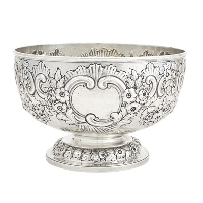 Lot 159 - Victorian Sterling Silver Centerpiece Bowl