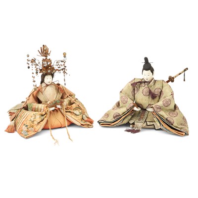 Lot 127 - Pair of Japanese Hina Matsuri Dolls