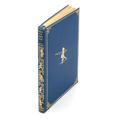 Lot 196 - The trade issue of Now We Are Six in the scarce deluxe binding