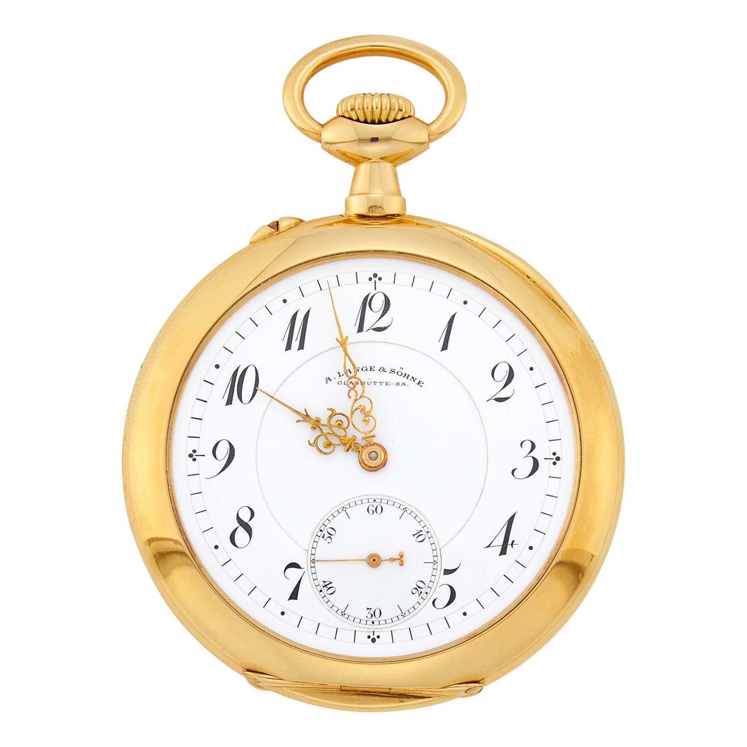 Lot 42 - A. Lange & Söhne Gold Open Face Pocket Watch