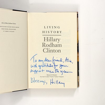 Lot 93 - CLINTON, HILLARY RODHAM.