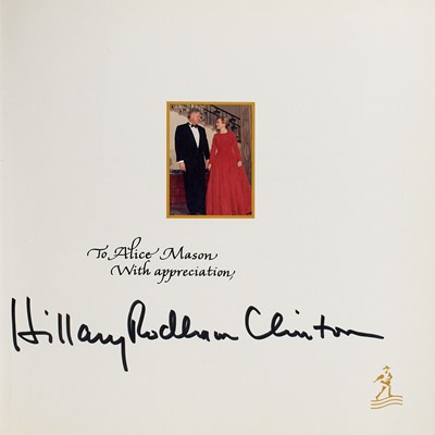 Lot 93 - CLINTON, HILLARY RODHAM.