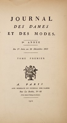 Lot 61 - The Journal des dames et des modes, with extraordinary color plates