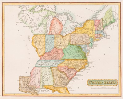 Lot 28 - Ten Small Format Maps of North America and the United States