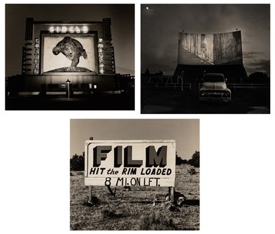 Lot 700 - Three haunting Steve Fitch photographs of Drive-Ins