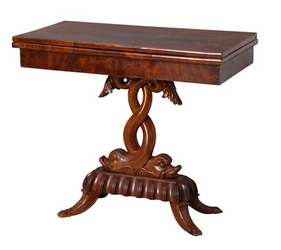 Lot 338 - Italian Empire Mahogany Card Table