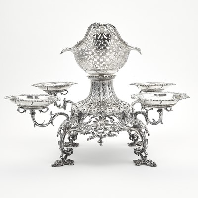 Lot 122 - George III Sterling Silver Epergne Centerpiece