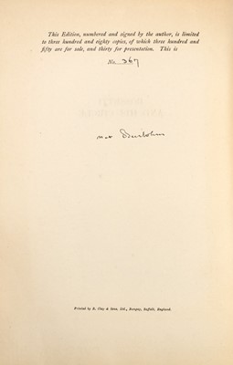 Lot 155 - Signed limited edition of Beerbohm's book of caricatures of Rosetti and the Pre-Raphaelites