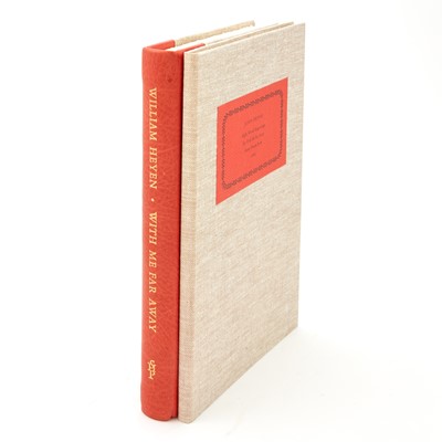 Lot 338 - A deluxe signed limited edition of Heyen's memoir with wood engravings by John De Pol