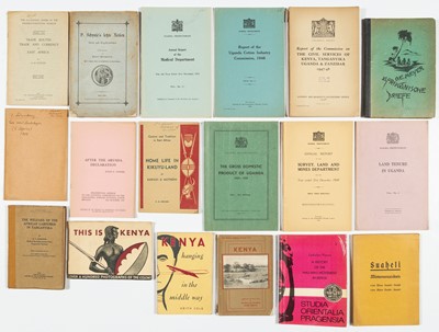 Lot 148 - A collection of pamphlets on African subjects