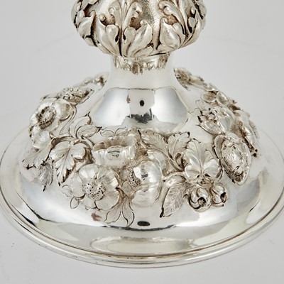 Lot 528 - Victorian Sterling Silver Covered Hunting Cup
