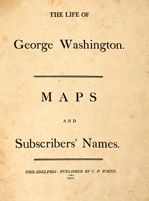 Lot 227 - Marshall's Life of George Washington with an important annotation by James McHenry