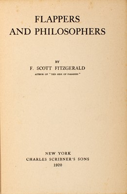 Lot 174 - Fitzgerald's second book, scarce in the first issue jacket