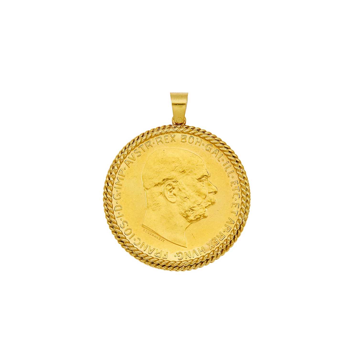 Lot 1062 - Gold Coin Pendant