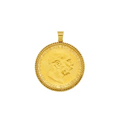 Lot 1062 - Gold Coin Pendant