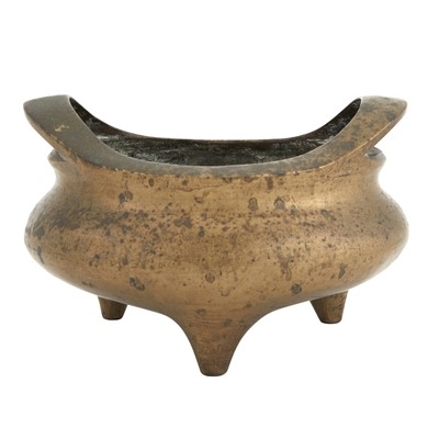 Lot 531 - A Chinese Large Gilt Bronze Censer