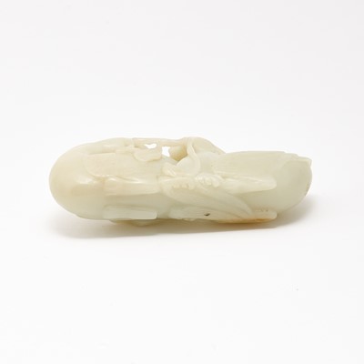 Lot 39 - A Chinese Celadon Jade Carving