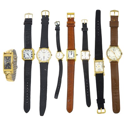 Lot 2289 - Group of Gold, Gold-Filled and Gilt-Metal Wristwatches
