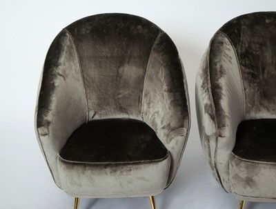 Lot 782 - Pair of Italian Upholstered Armchairs