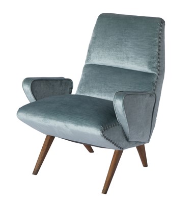 Lot 197 - Marco Zanusso Style Upholstered Lounge Chair