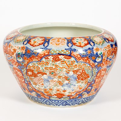 Lot 88 - A Japanese Imari Porcelain Jardiniere