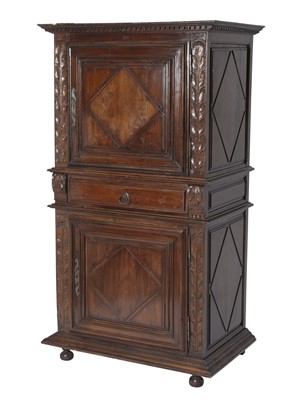 Lot 313 - Louis XIII Style Walnut Cabinet