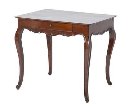 Lot 332 - Provincial Louis XV Style Walnut Table
