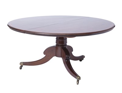 Lot 173 - Regency Style Inlaid Mahogany Circular Dining Table