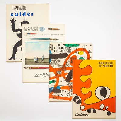 Lot 280 - Four issues of Derrière le Miroir, with Miro, Calder and Steinberg