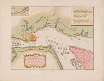 Lot 56 - Map of the English Siege of Quebec