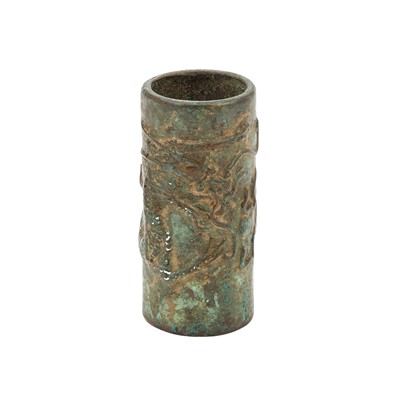 Lot 111 - A Chinese Bronze Brush Pot