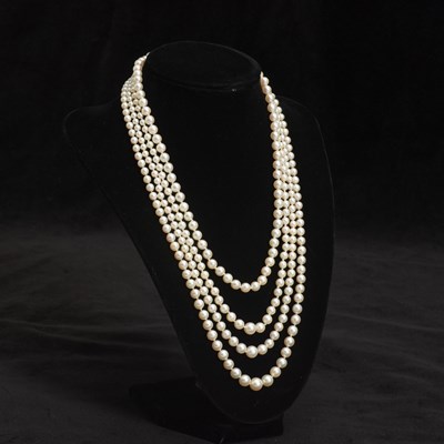 Lot 214 - Four Cultured Pearl Necklaces