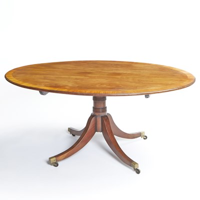 Lot 739 - George III Inlaid Mahogany Breakfast Table