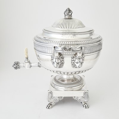 Lot 149 - George III Sterling Silver Tea Urn
