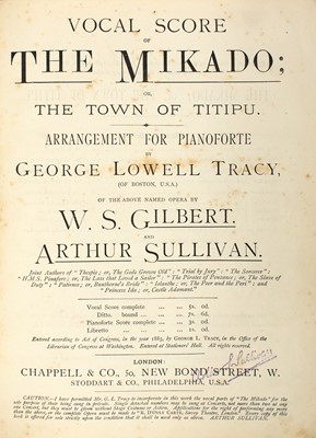 Lot 249 - Five works by Gilbert and Sullivan