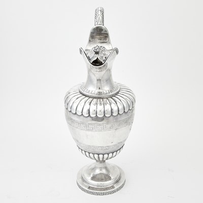 Lot 127 - American Silver Covered Ewer